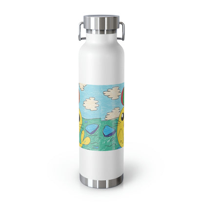 Seal Trick Marine Ocean Animal Sea Creature Copper Vacuum Insulated Bottle, 22oz