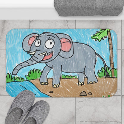 Elefante Elephant King Safari Animal Bath Mat