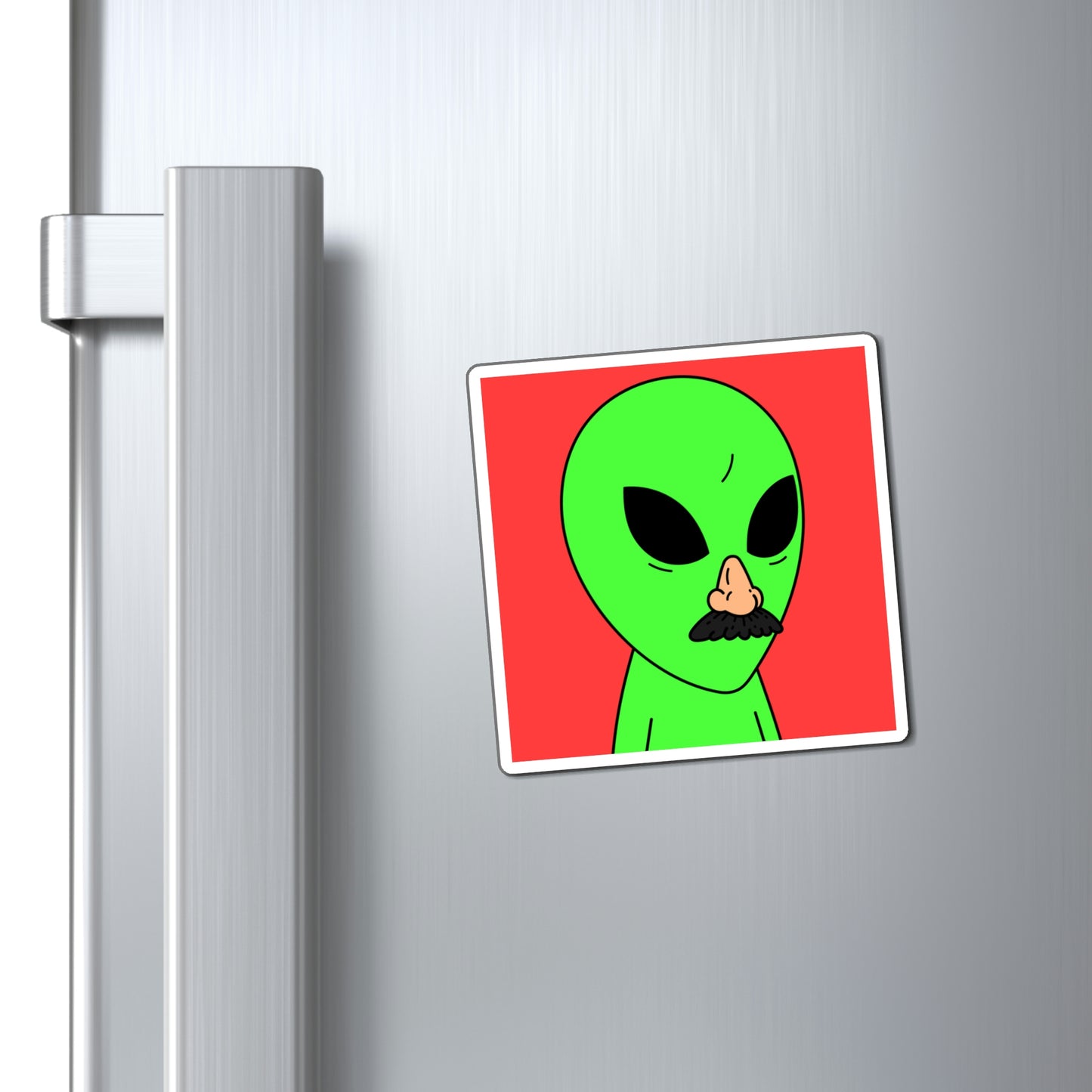 Fake Alien Human Mask Magnets