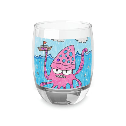 The Kraken Octopus Clean Graphic Whiskey Glass