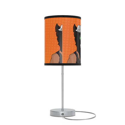 First Edition Cyborg Werewolve Wolf Lamp on a Stand, US|CA plug