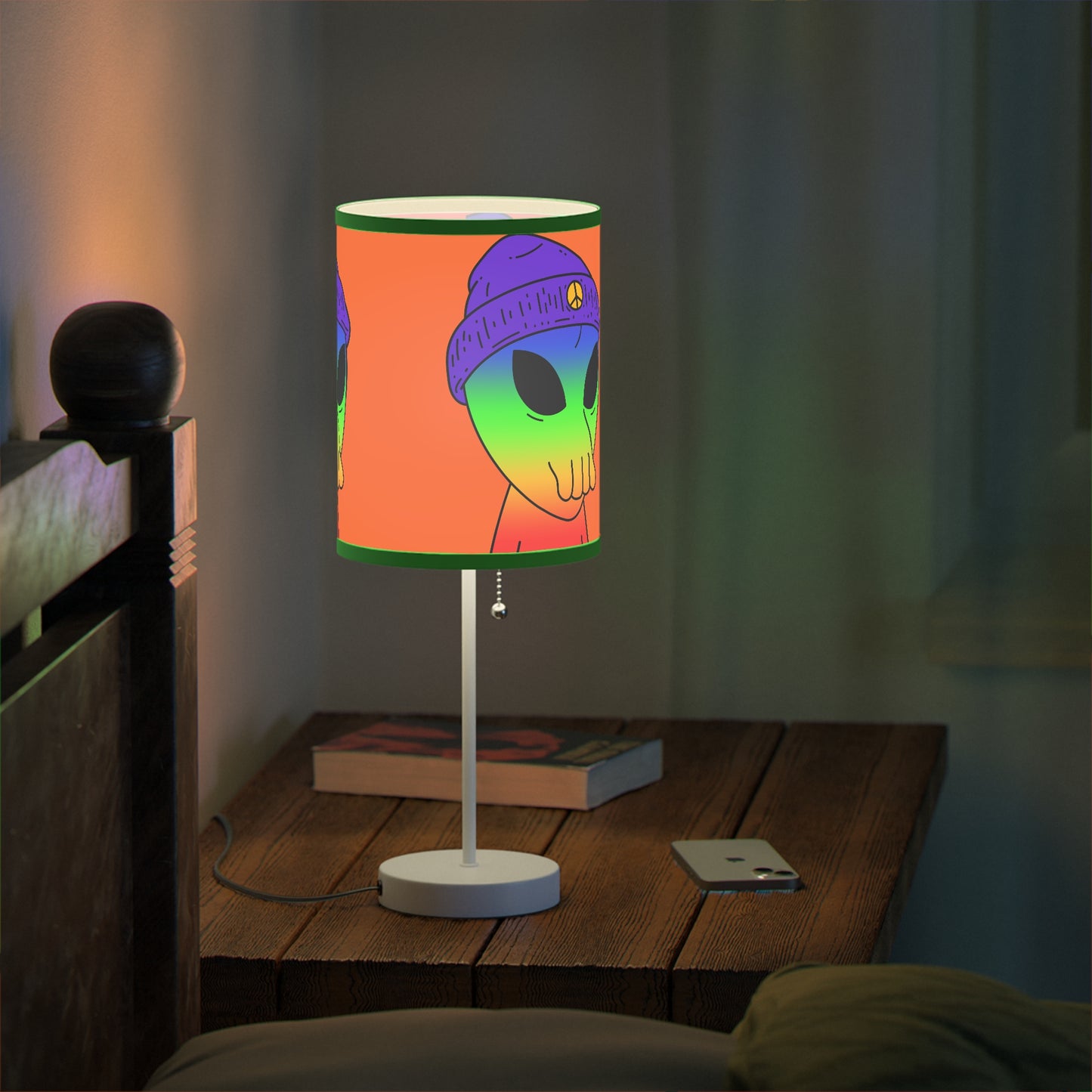 Squid Pride Color Alien Lamp on a Stand, US|CA plug