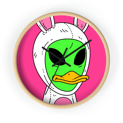 Duck Bunny Alien Wall clock