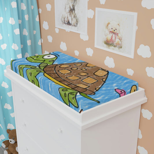 Sea Turtle Beach Sand Ocean Baby Changing Pad Cover