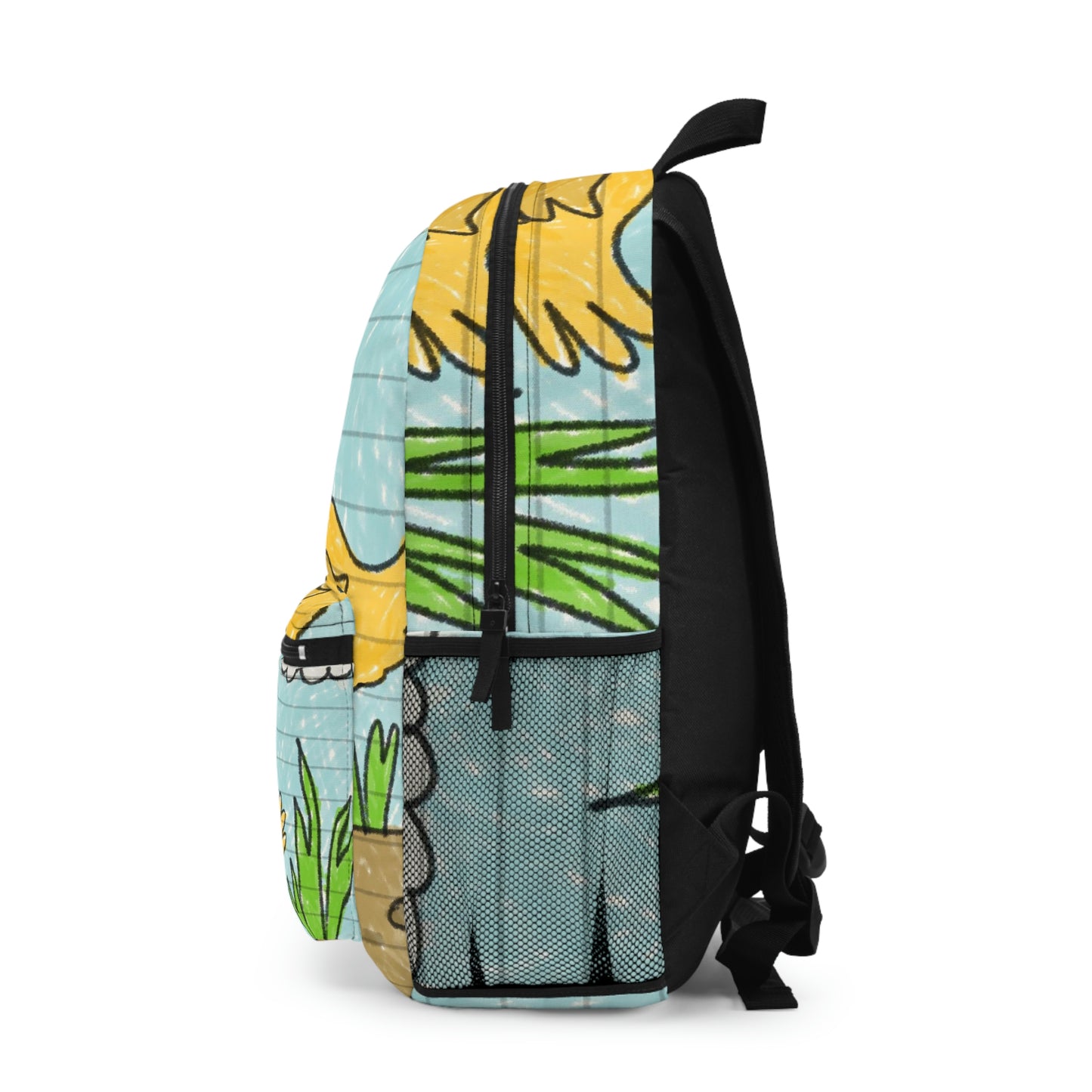 Yellow Duck Bird Pond Backpack