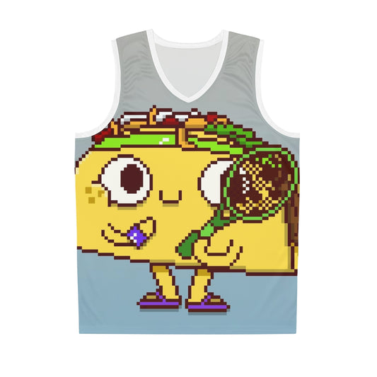 Hungry Taco Player Tennis Jersey