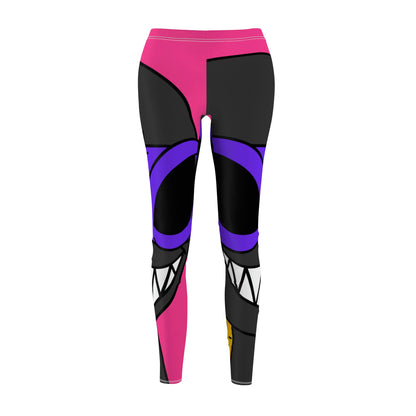 Dark Ninja Warrior Alien Visitor Cut & Sew Casual Leggings