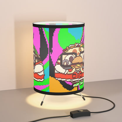 Food Burger Cooked Hungry Taco Tripod Lamp with High-Res Printed Shade, US\CA plug