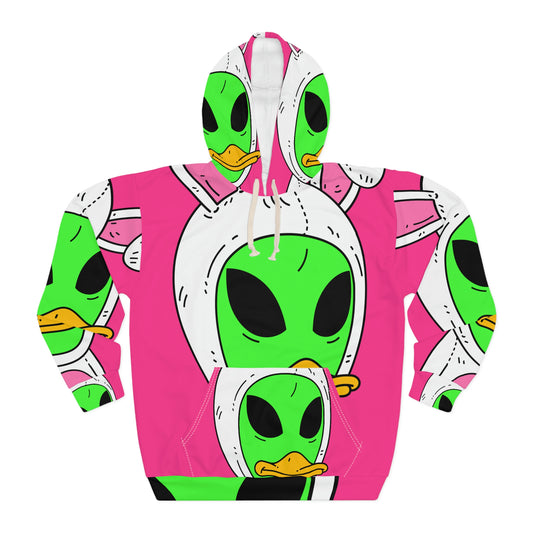 Bunny Easter Duck Alien AOP Unisex Pullover Hoodie