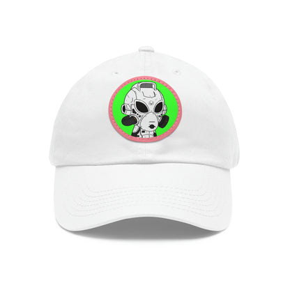 Alien LOL Visitor Dad Hat with Leather Patch (Round)