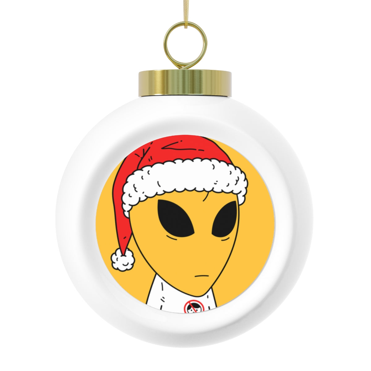 Alien Santa Space Character Holiday Winter Season Christmas Ball Ornament