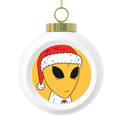 Alien Santa Space Character Holiday Winter Season Christmas Ball Ornament