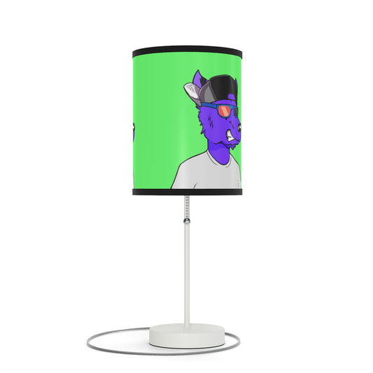 Cyborg Chill Wolf Animal Cool Hip Wolve Lamp on a Stand, US|CA plug