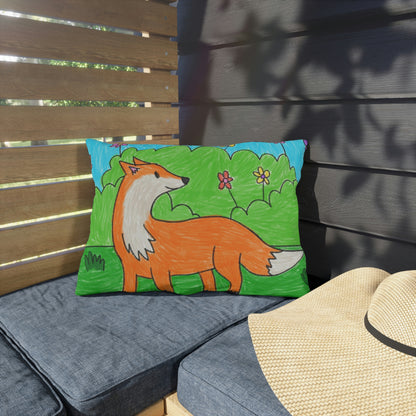 Fox Woodland Animal Foxy Outdoor Pillows