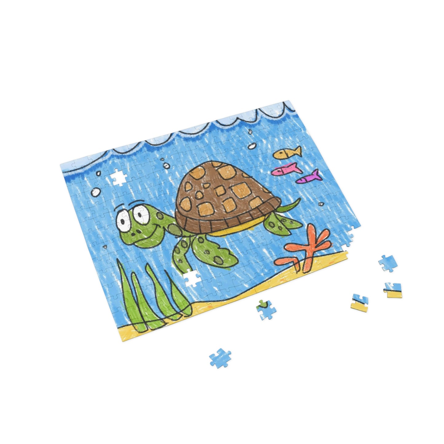 Sea Turtle Beach Sand Ocean Puzzle (96, 252, 500, 1000-Piece)