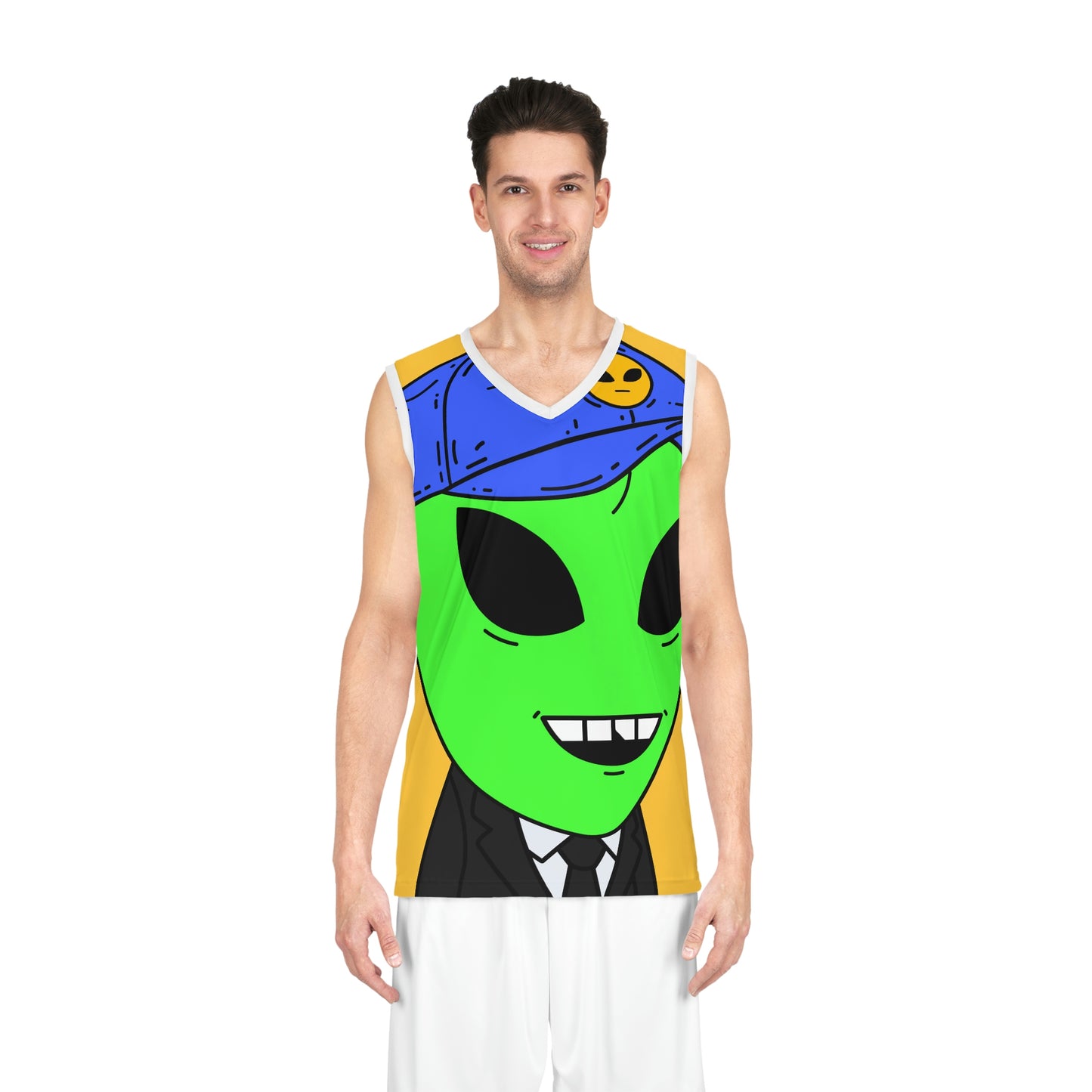 Alien Business Tycoon Visitor Basketball Jersey