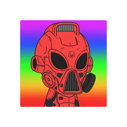 Pride Rainbow Robot Cyborg Alien Metal Art Sign