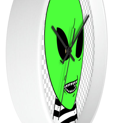 Clean Teeth Toothy Alien Wall clock