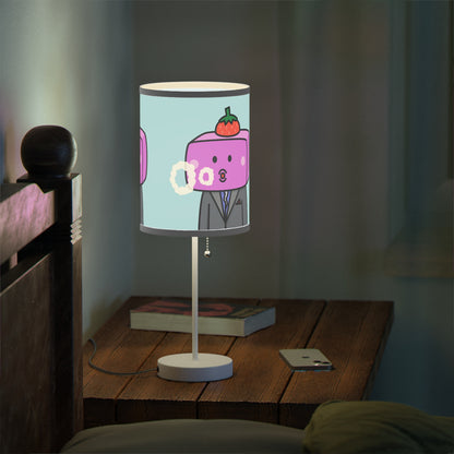 Strawberry Fruit Head Block Lamp on a Stand, US|CA plug