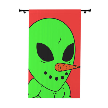 Veggie Visi Alien Vegetable Visitor Window Curtains (1 Piece)