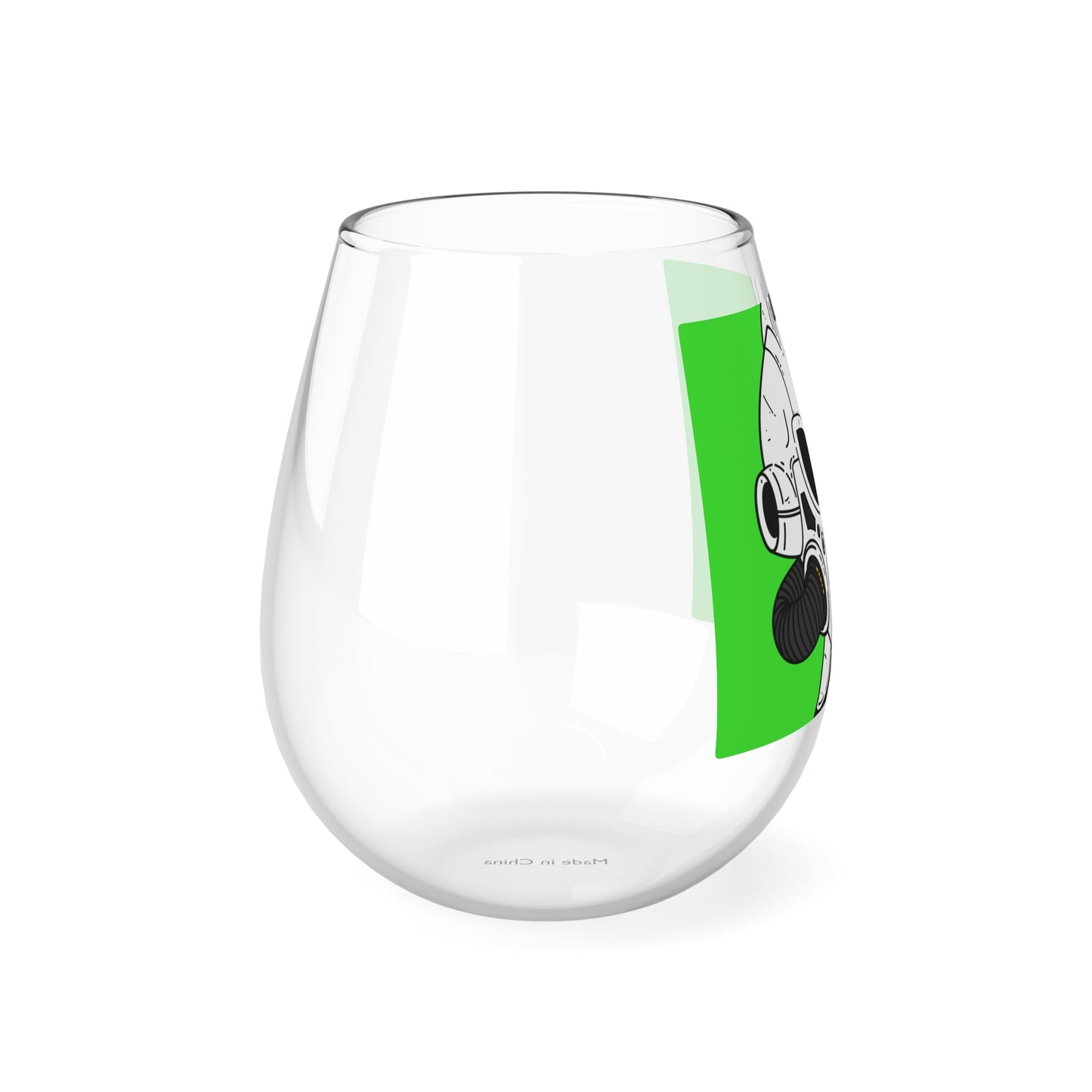 Alien LOL Visitor Stemless Wine Glass, 11.75oz