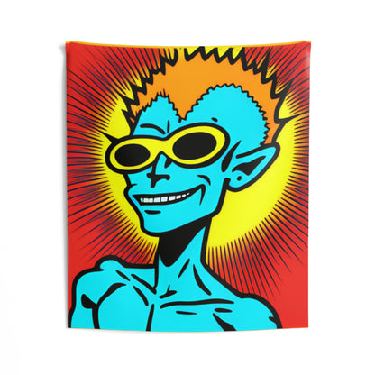 Anime Alien Hip Style Indoor Wall Tapestries