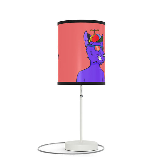 Cyborg Wolf Propeller Hat Lamp on a Stand, US|CA plug