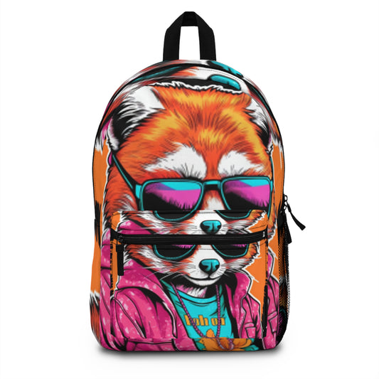 Red Panda Pop Culture Anime Cartoon Graphic Backpack