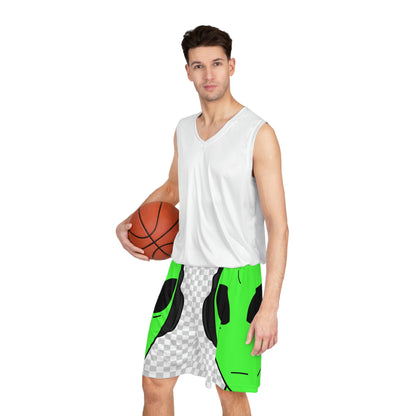 Alien Music Headphone Podcast Character Visitor Basketball Shorts