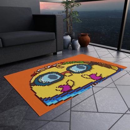 Swimming Floats Taco Character Swim Outdoor Rug