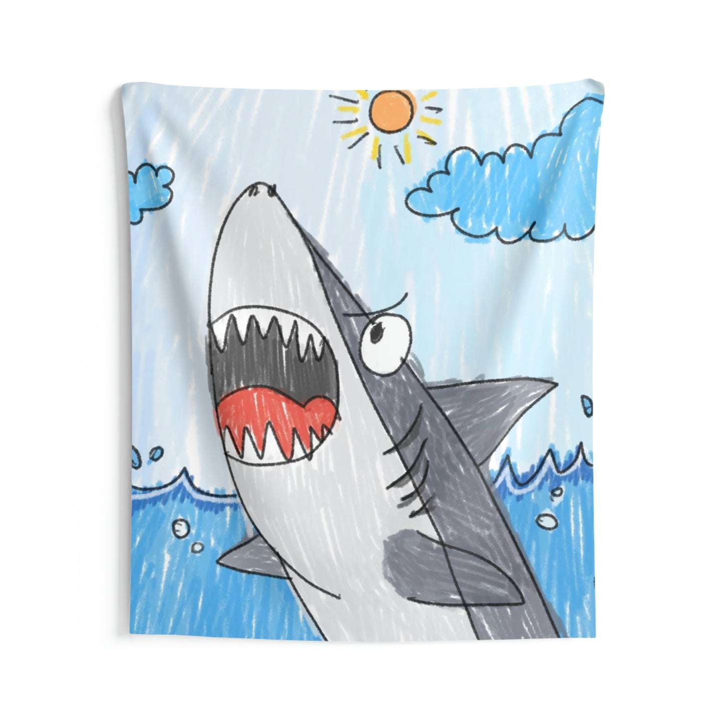 Shark Jaw Teeth Attack Ocean Sea Creature Indoor Wall Tapestries