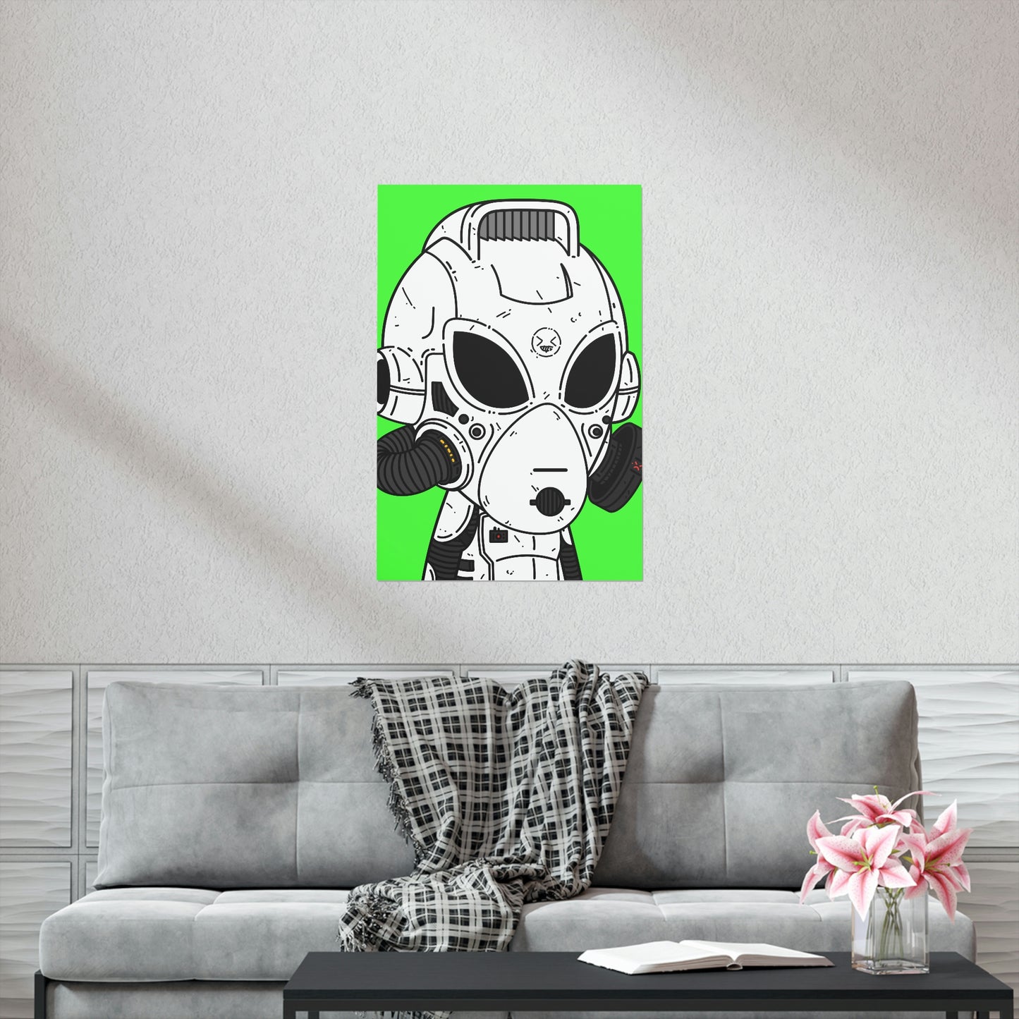 Alien LOL Visitor Premium Matte Vertical Posters