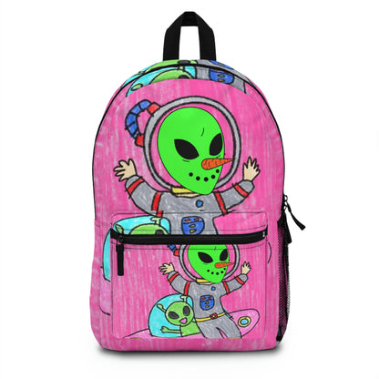 Veggie Visi Flying Alien UFO Space Ship  Backpack