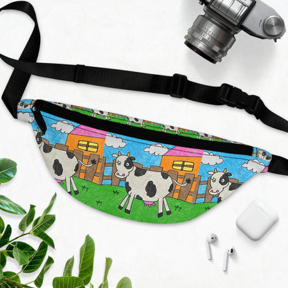 Cow Farm Animal Character Fanny Pack